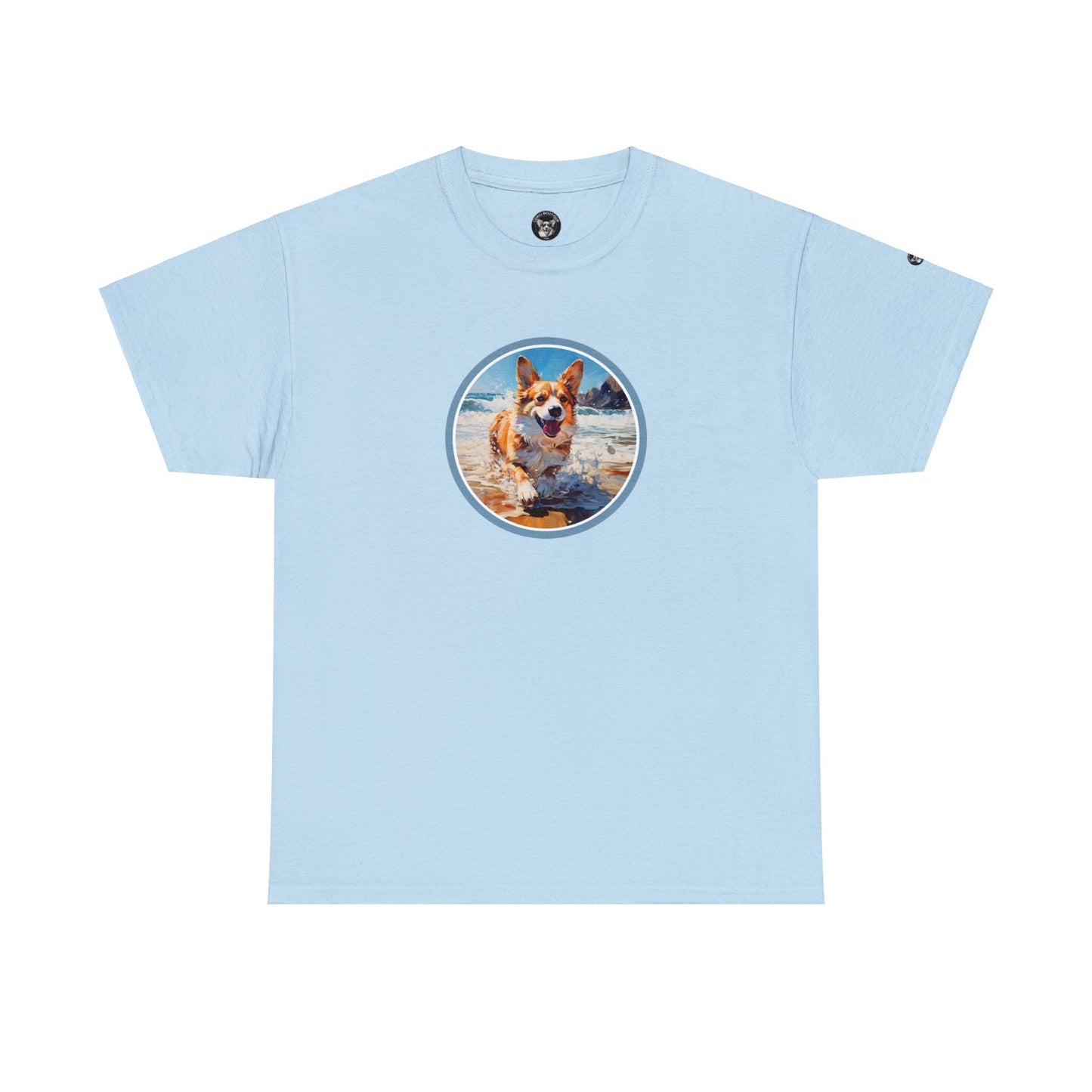 Coastal Corgi - Unisex Heavy Cotton Tee