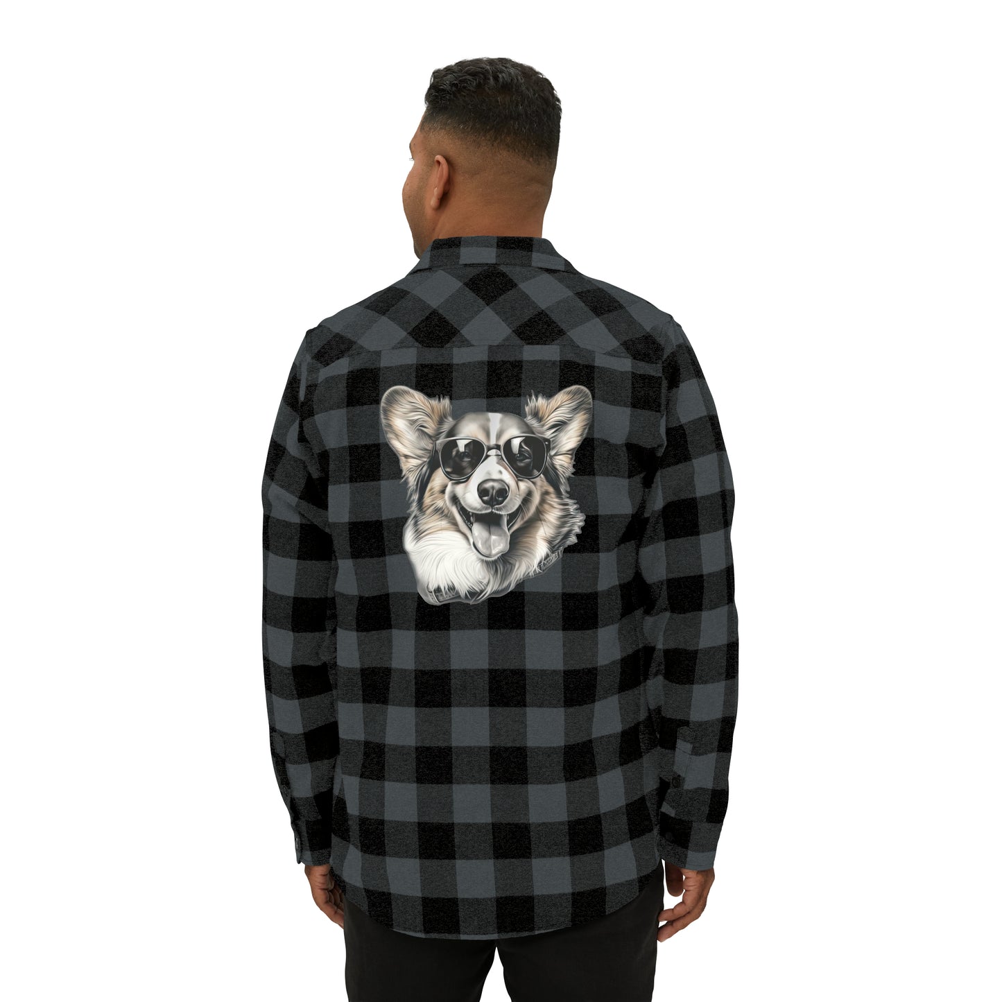 Corgi Cool - Flannel Shirt