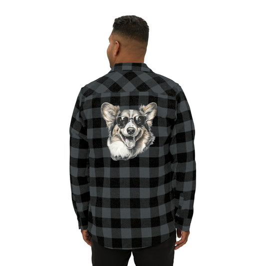 Corgi Cool - Flannel Shirt