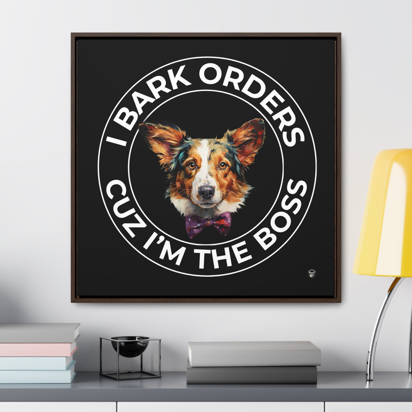 The Boss - Framed on Canvas