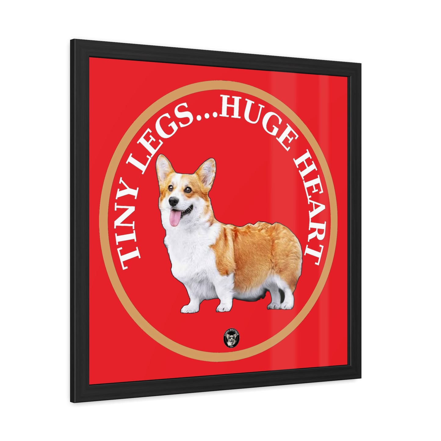 Tiny Legs...Huge Heart - Framed Print