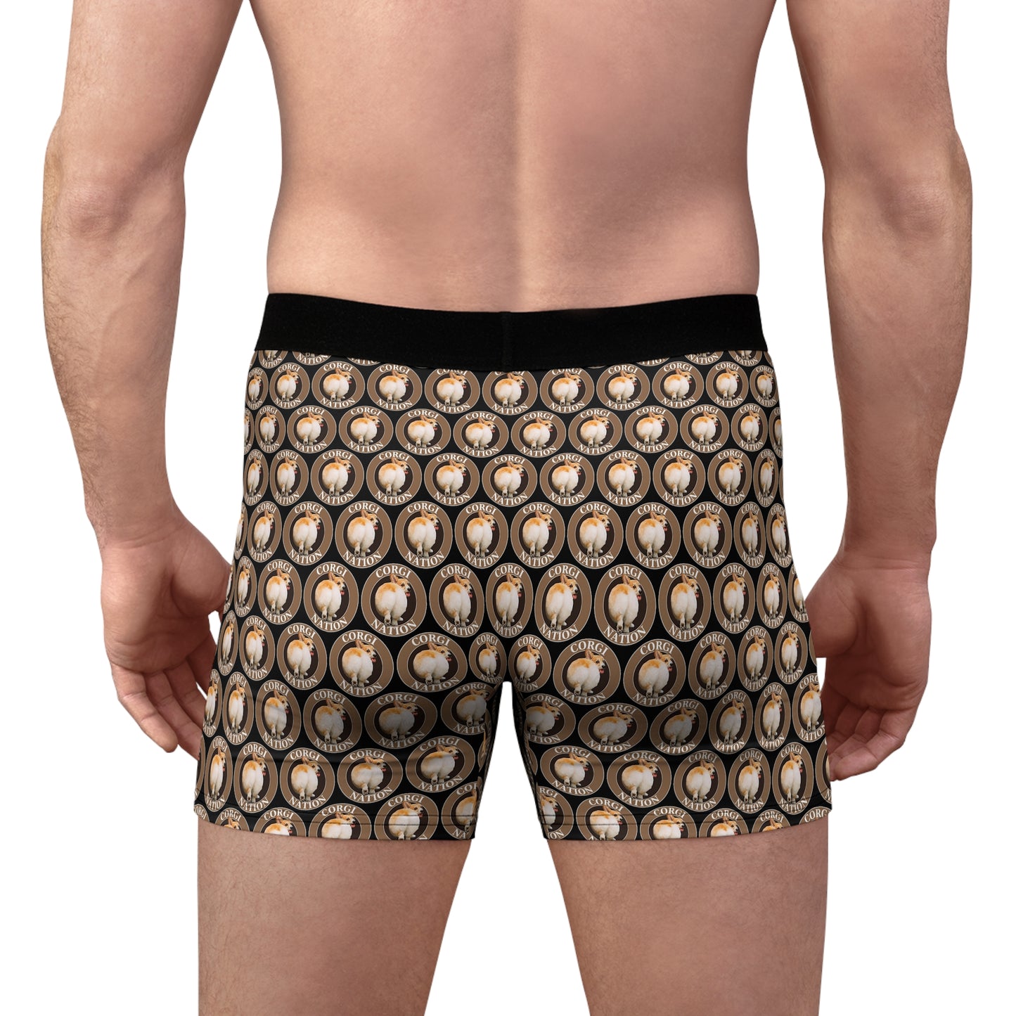 Corgi Nation Mosaic Boxer Briefs