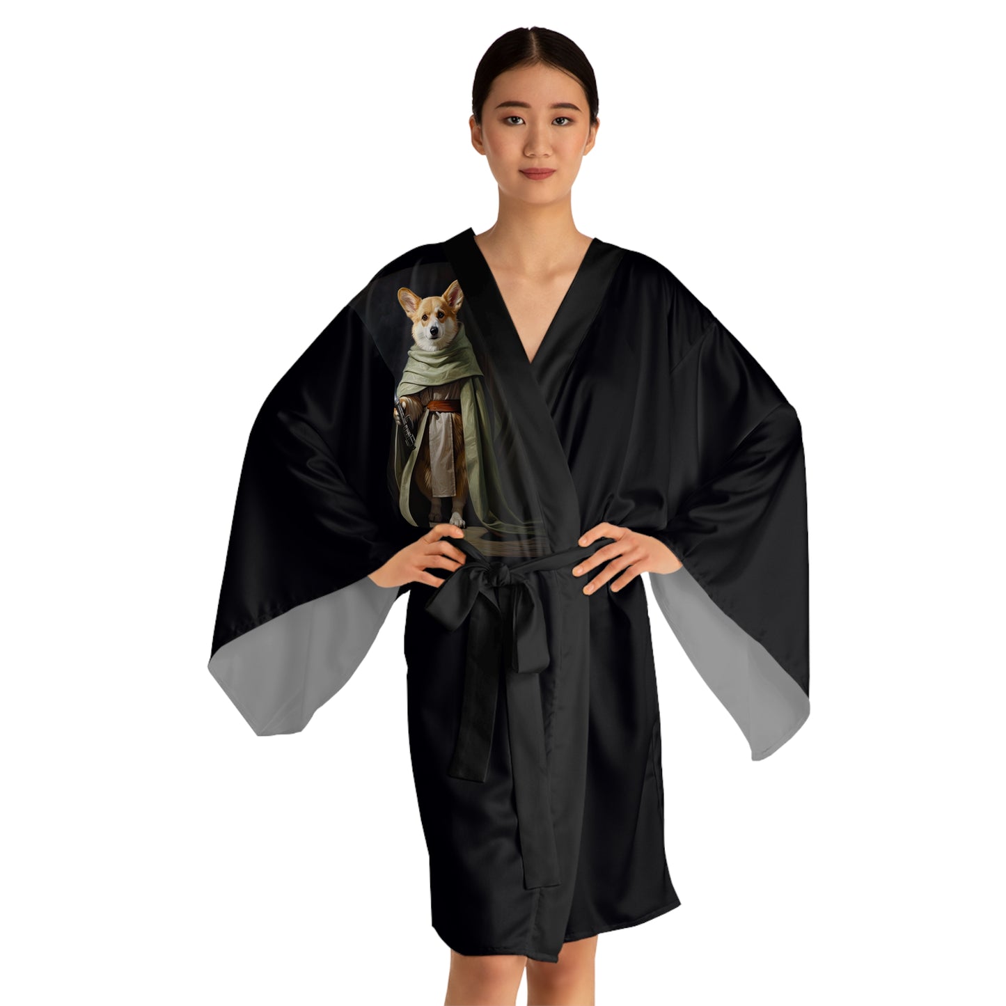 Jedi Corgi Kimono Robe