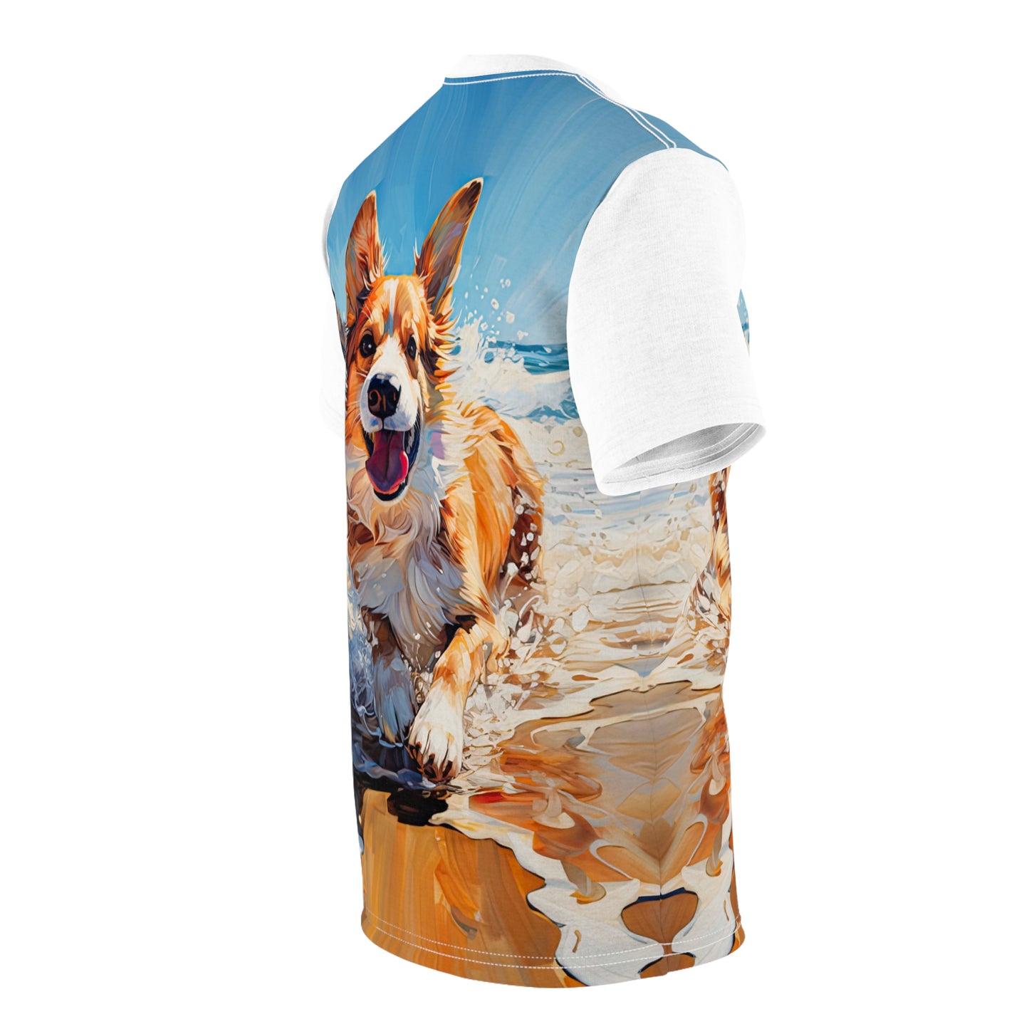 T-shirt gras Coastal Corgi