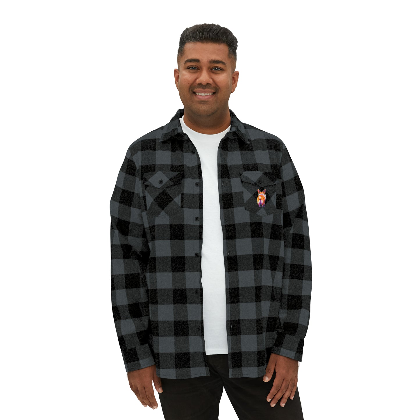 Corgi Butt - Flannel Shirt