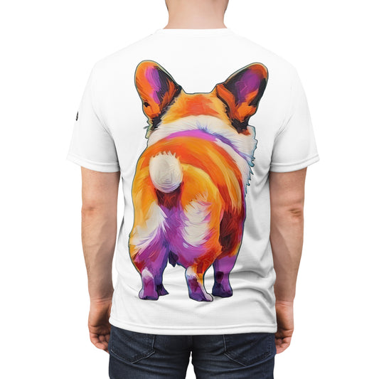 Corgi Butt T-Shirt in White