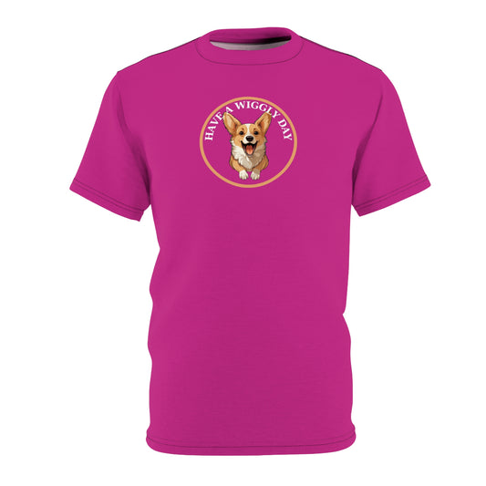 Have a Wiggly Day Bold Tee in Pink
