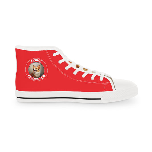 Corgi Aficionado - Men's High Top Sneakers