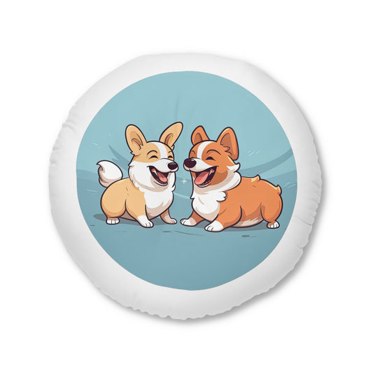 Corgi Couple - Floor Pillow