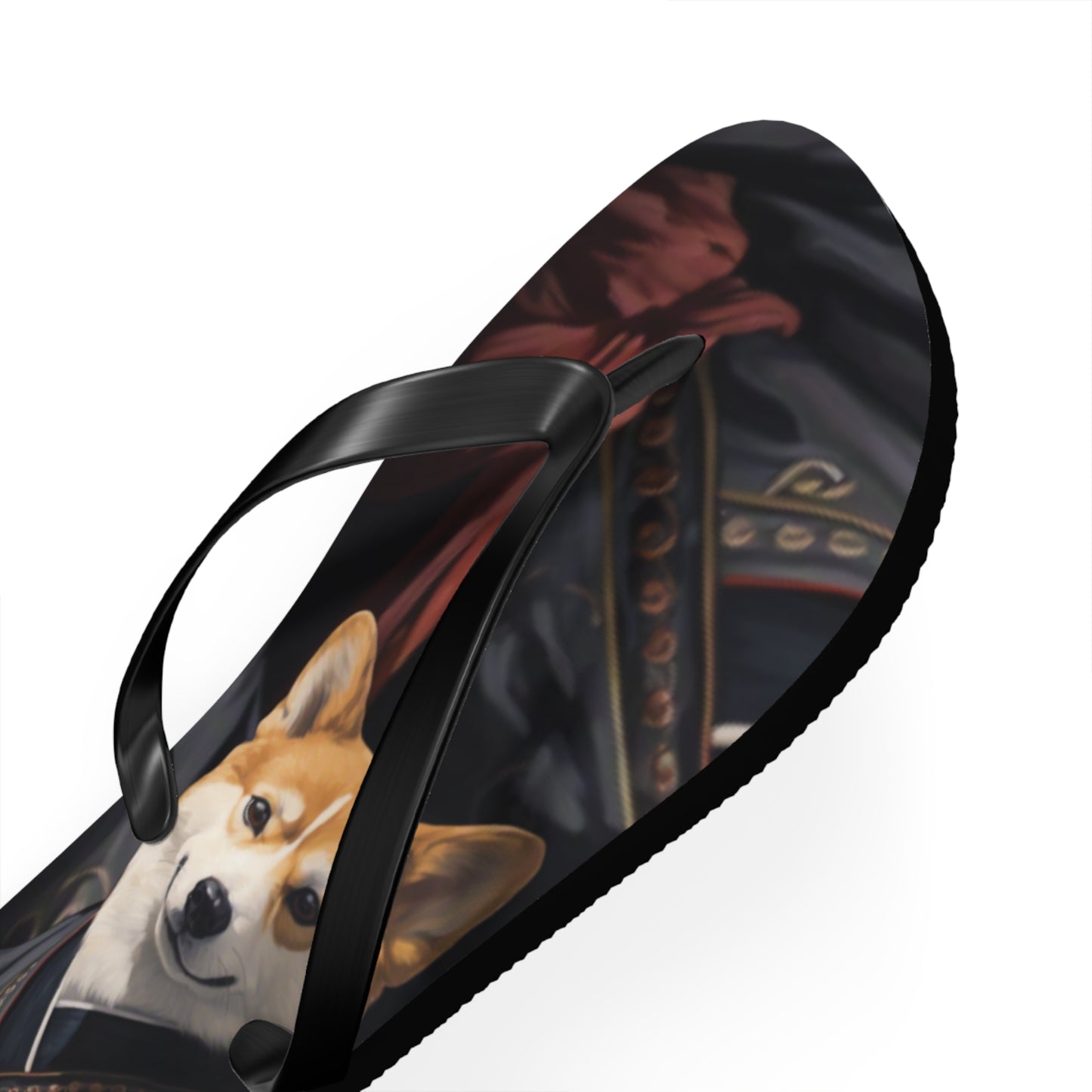 Ninja Corgi Flip-Flops