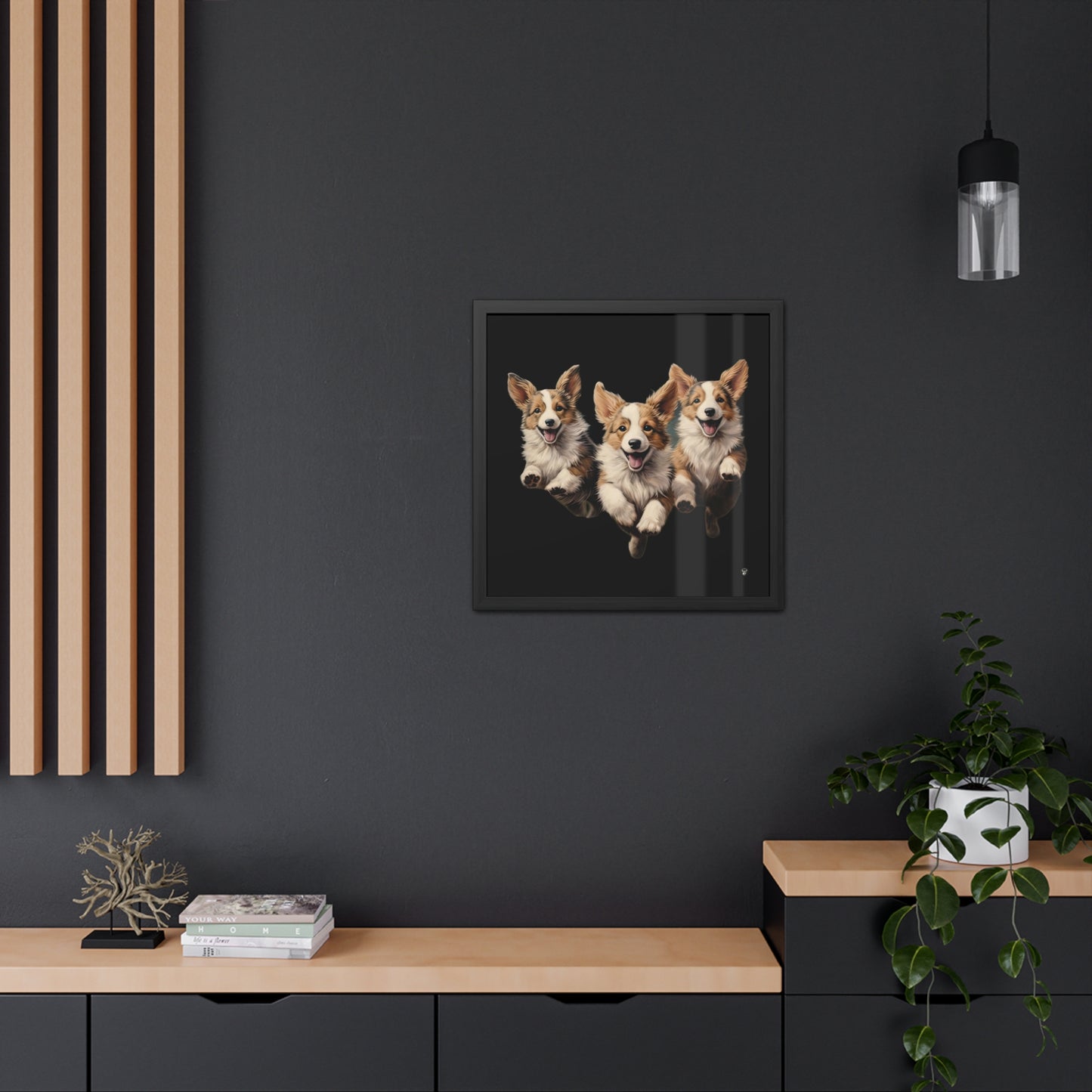 Corgi Enthusiasm - Framed Print