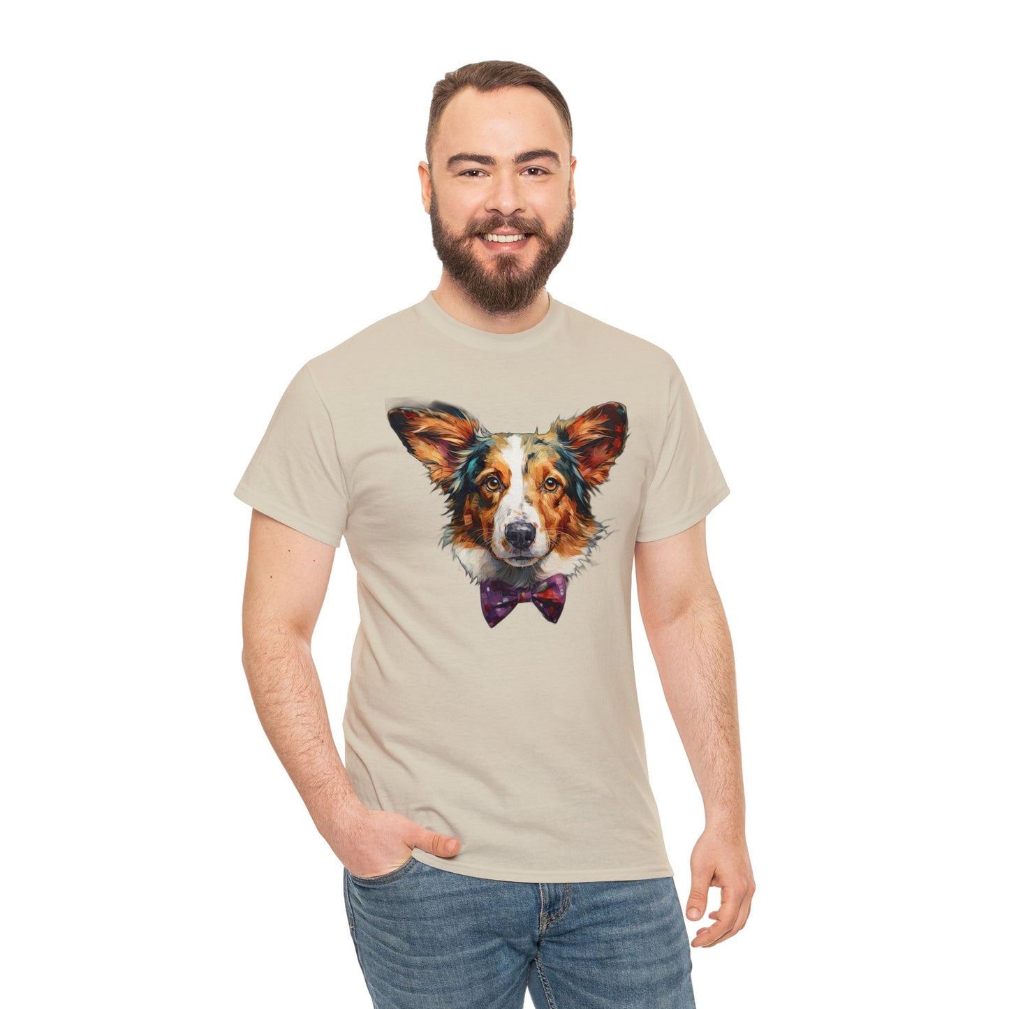 Formal Corgi - Unisex Heavy Cotton Tee