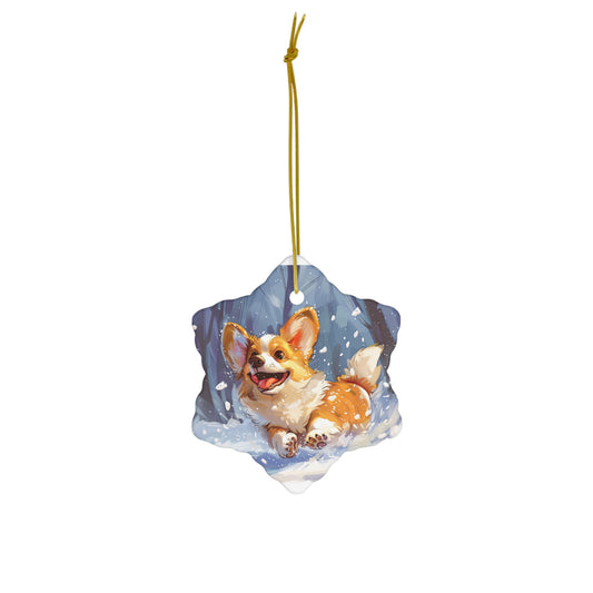 Winter Fun - Ceramic Ornament