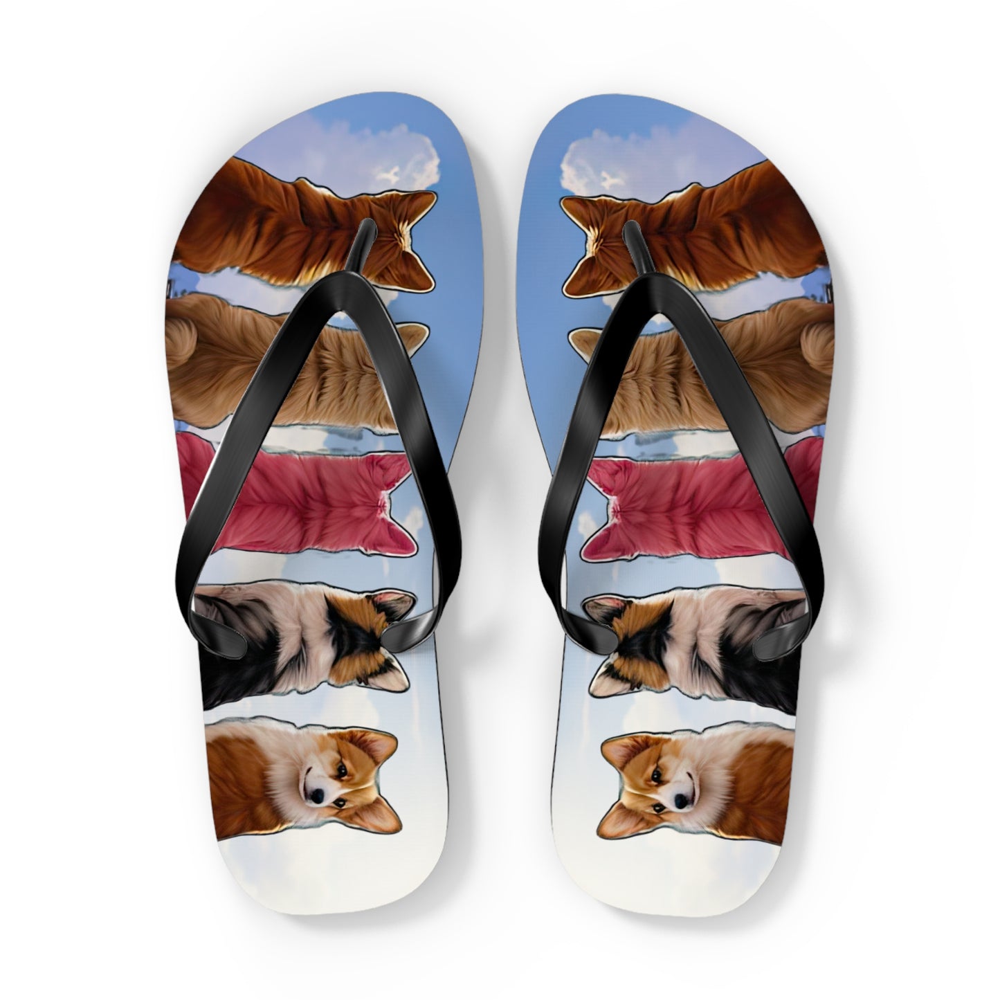 Corgi Lake Flip-Flops
