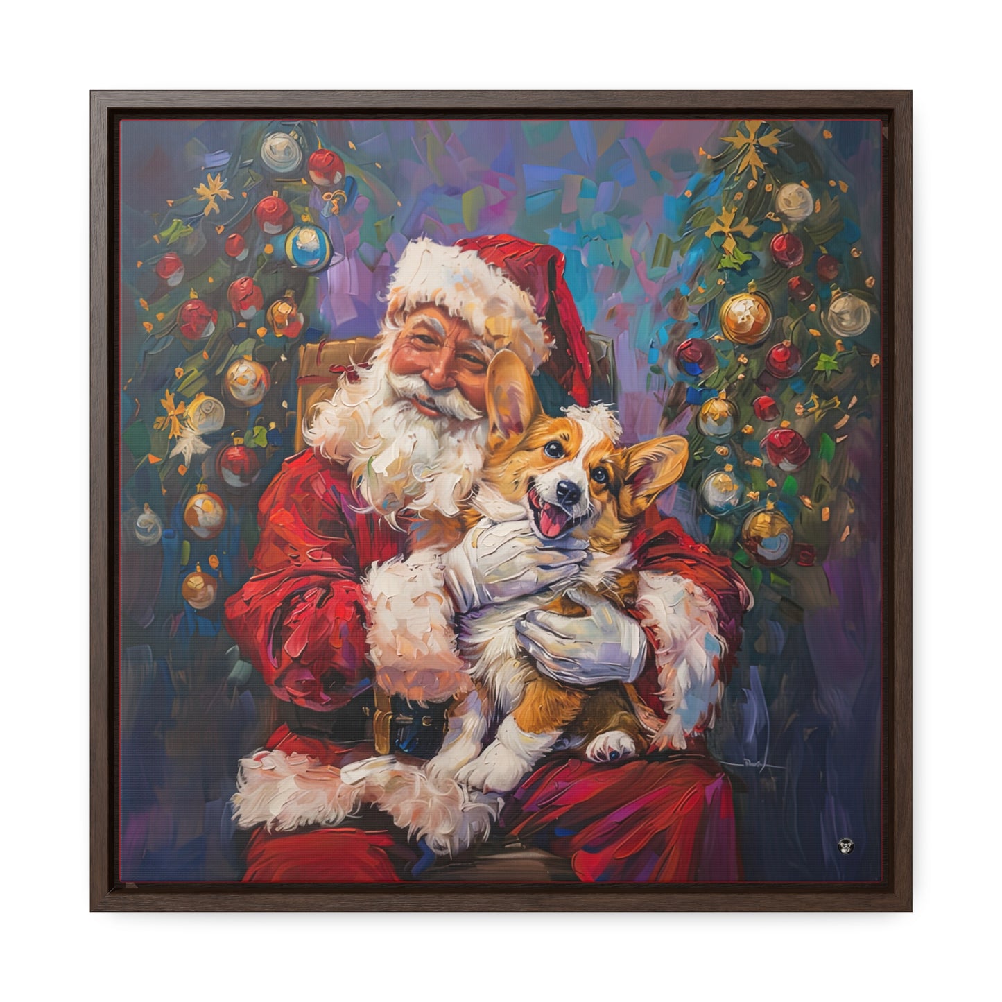 Nice List - Framed on Canvas