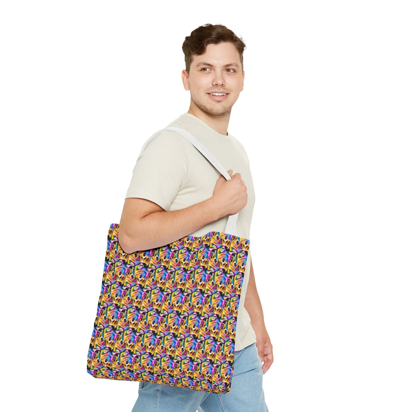 Colorful Corgi Mosaic - Tote Bag