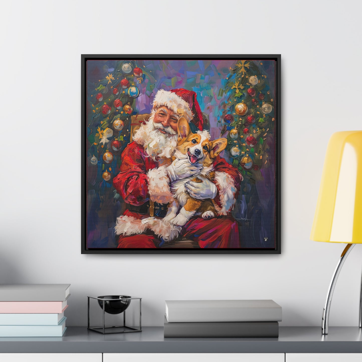 Nice List - Framed on Canvas