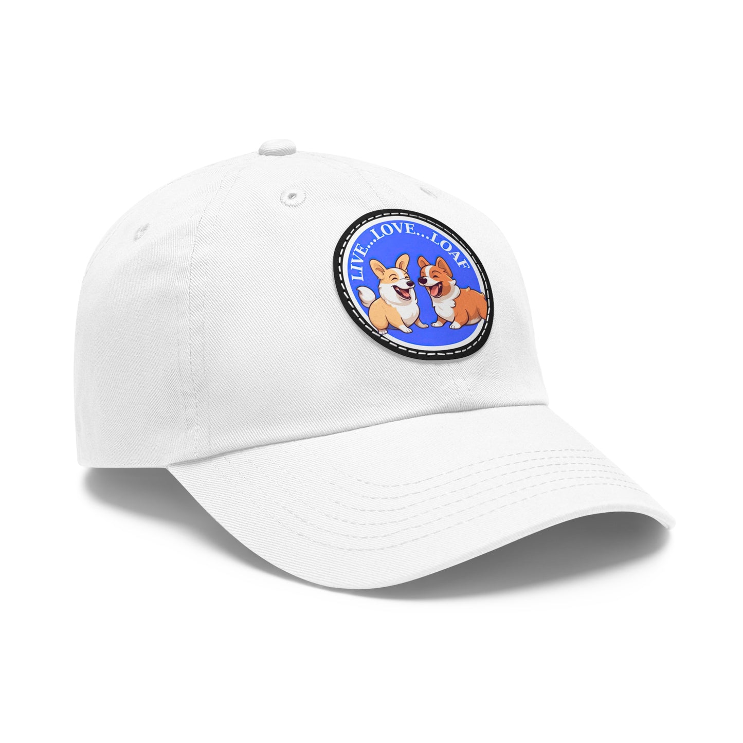 Live...Love...Loaf - Cap with Leather Patch
