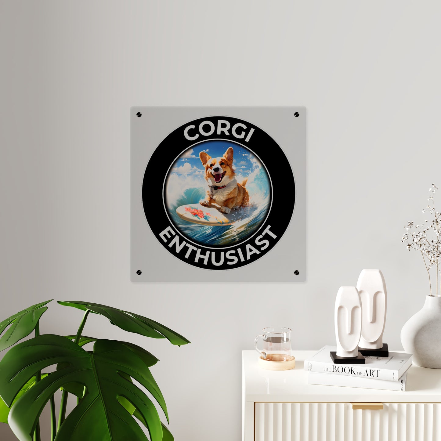 Corgi Enthusiast on Acrylic