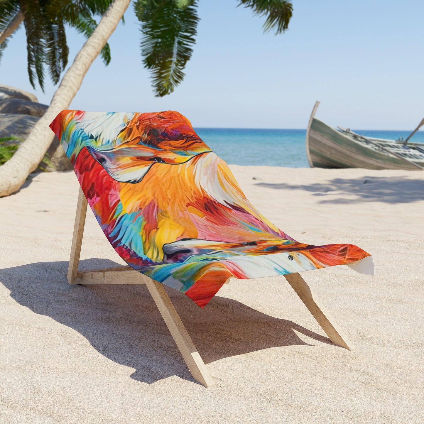 Peekaboo Beach Towel