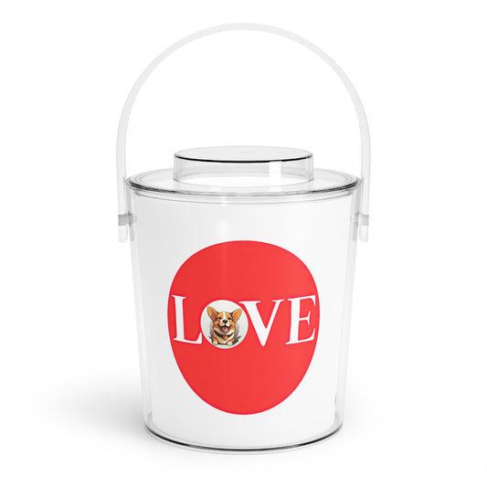 More Love - Ice Bucket with Tongs