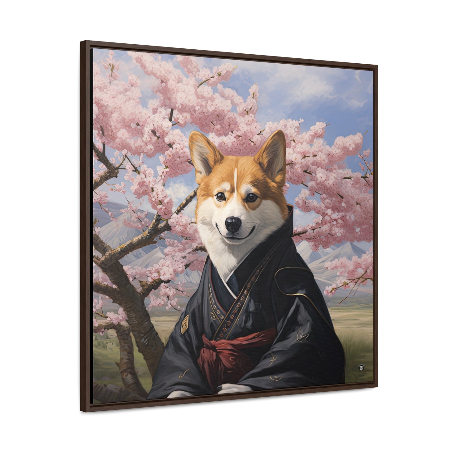 Zendog - Framed on Canvas