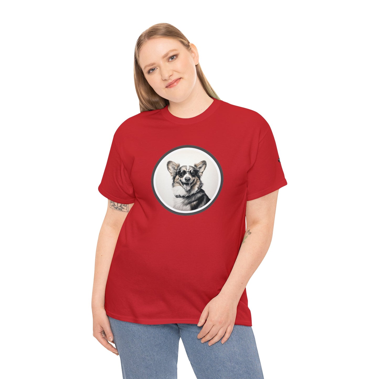 Corgi Cool - Unisex Heavy Cotton Tee