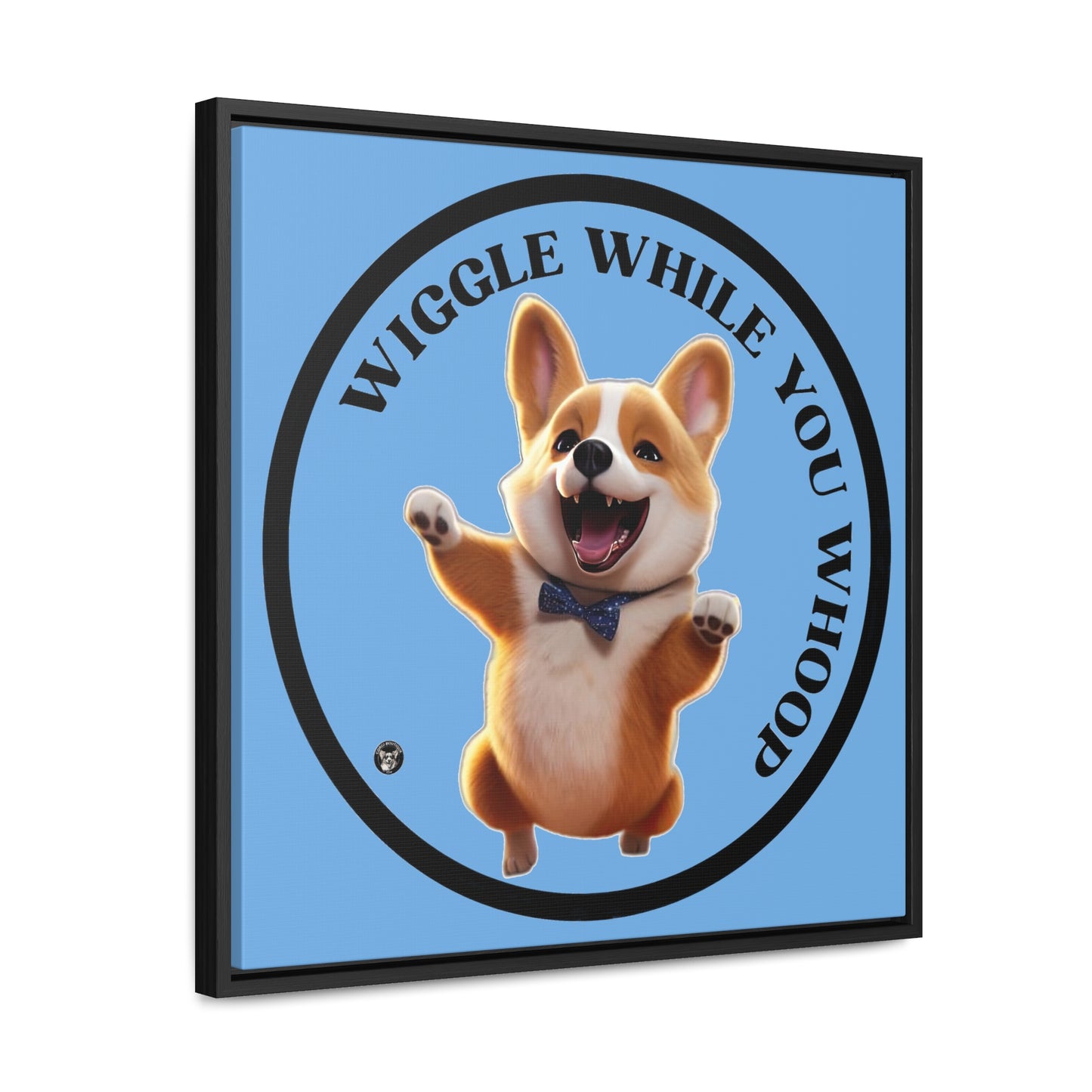 Wiggle While You Whoop - Framed on Canvas
