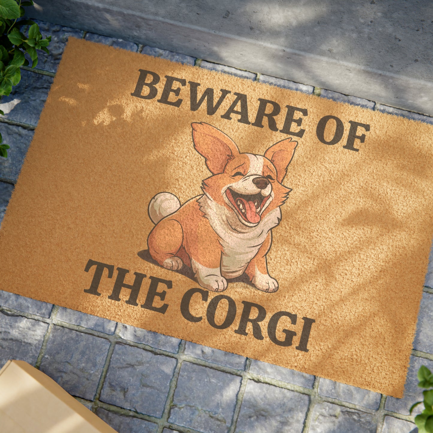 Beware of the Corgi - Doormat