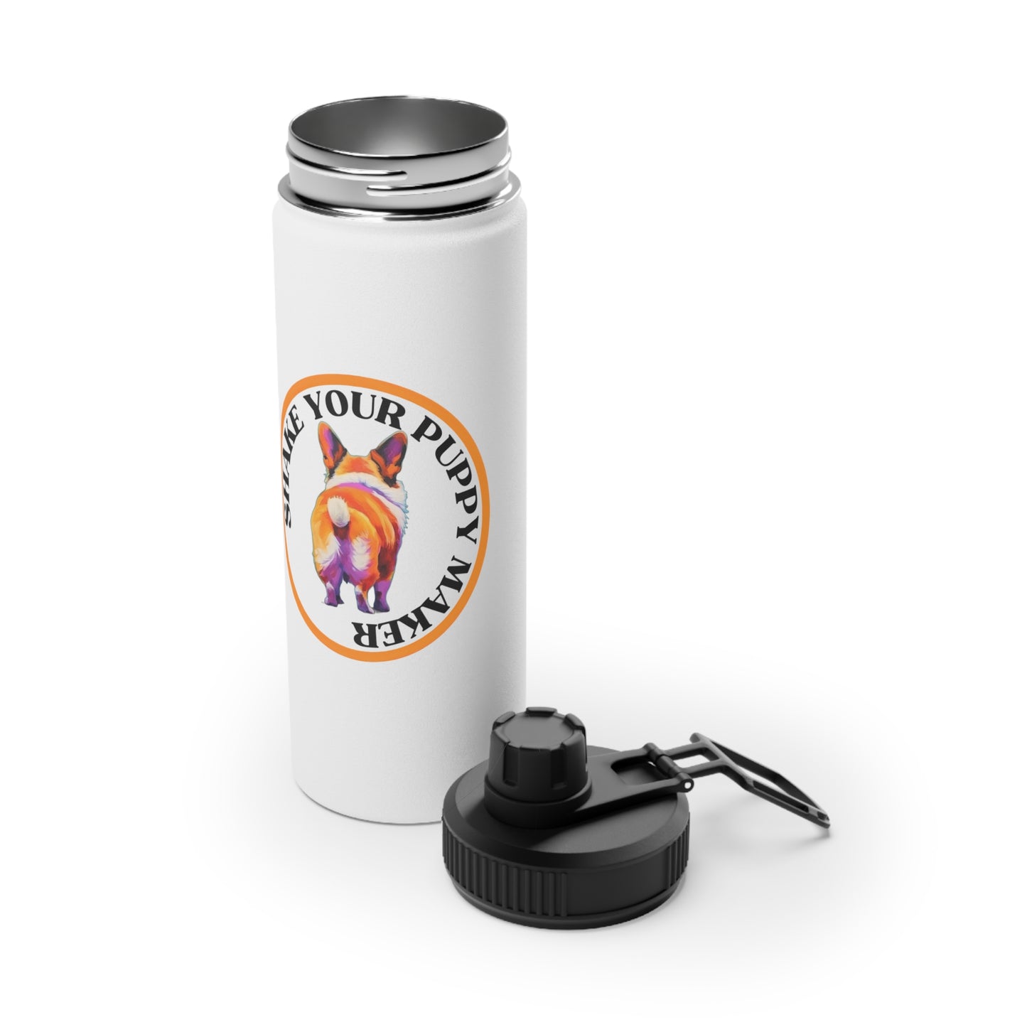 Shake Your Puppy Maker - Water Bottle with Sport Lid