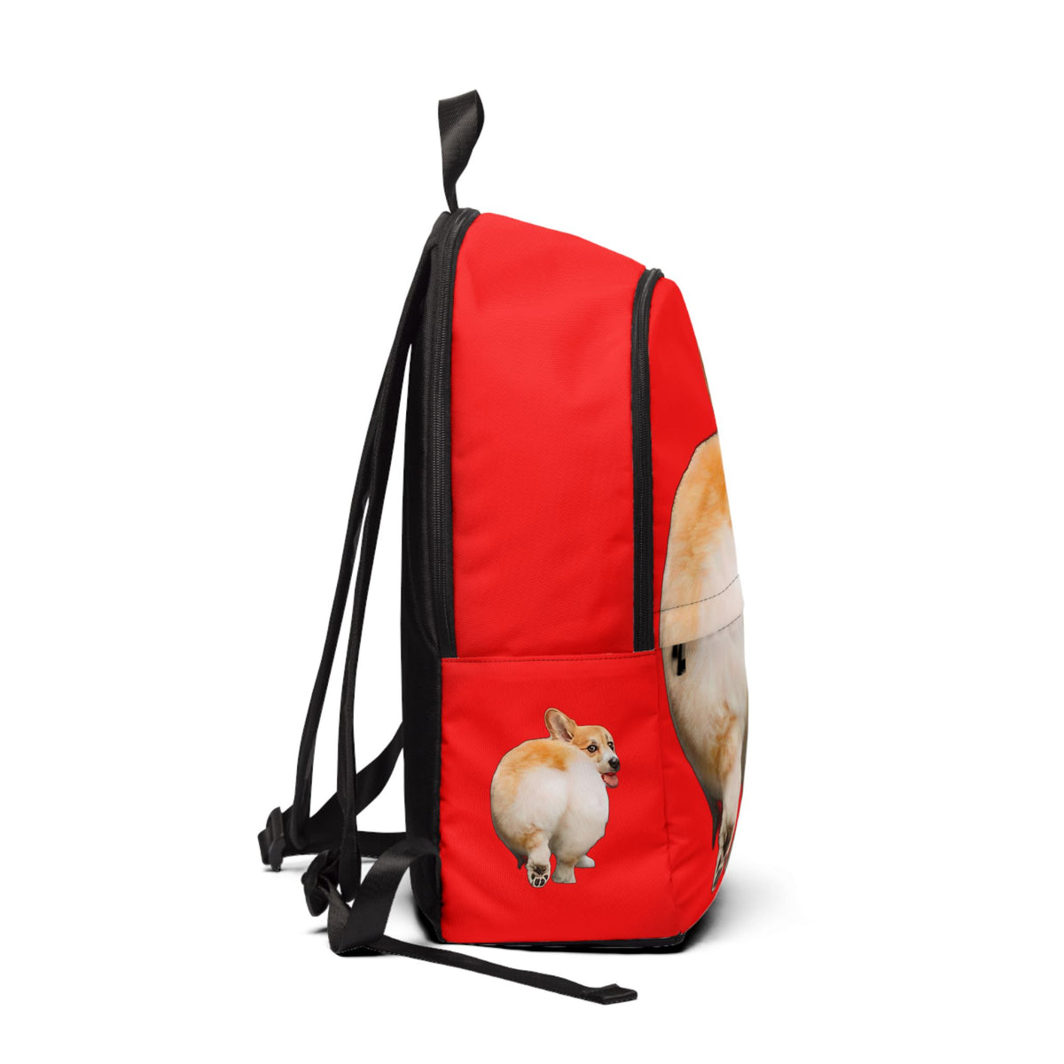 Baby Got Back Corgi Butt Strut Backpack — Cute Red Rucksack