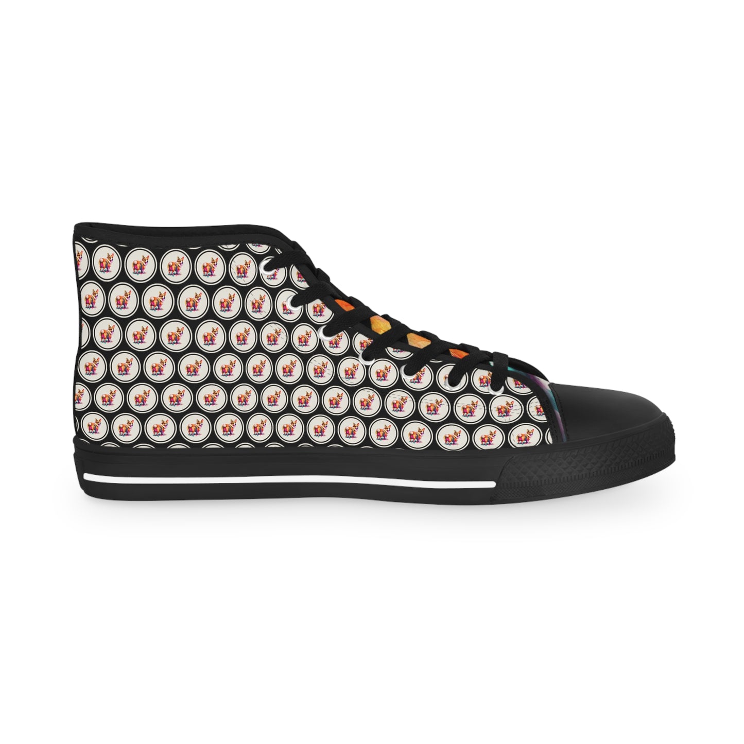 The Observer Mosaic - Men's High Top Sneakers
