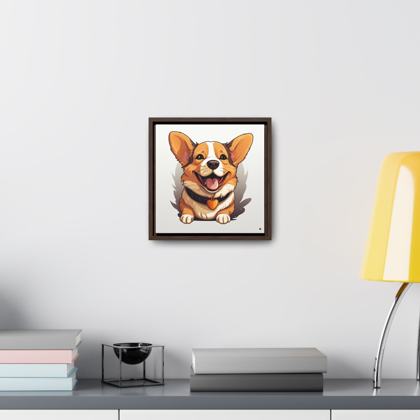 Puppy Love - Framed on Canvas