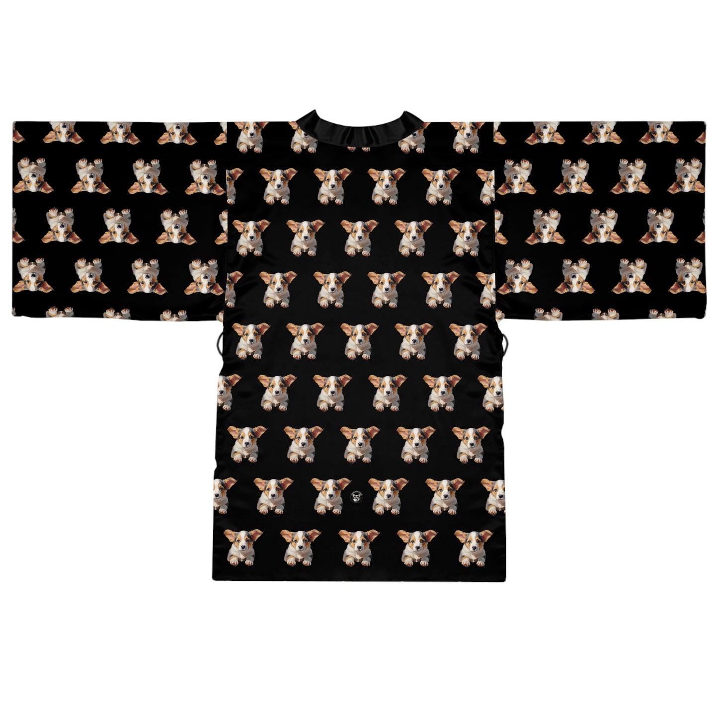 Puppy Portrait Kimono Robe