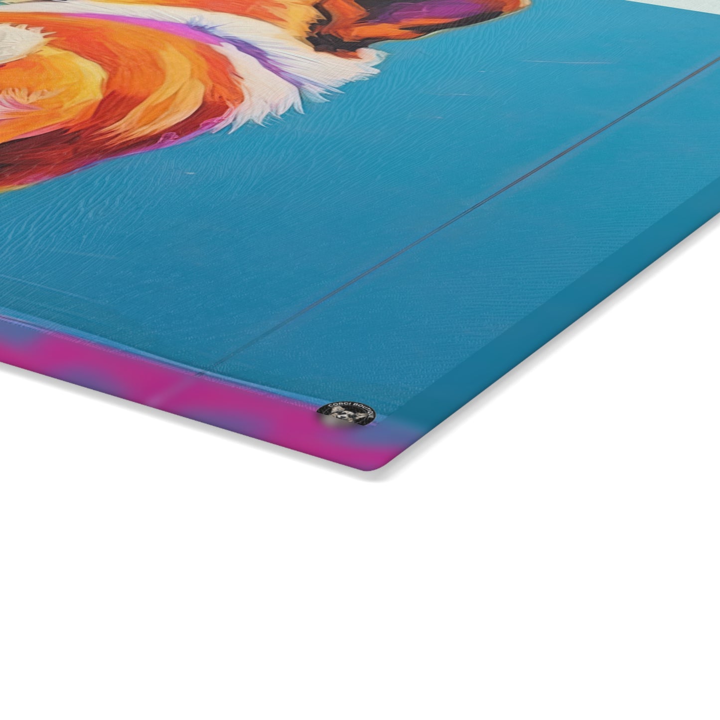 Corgi Butt - Glass Cutting Board