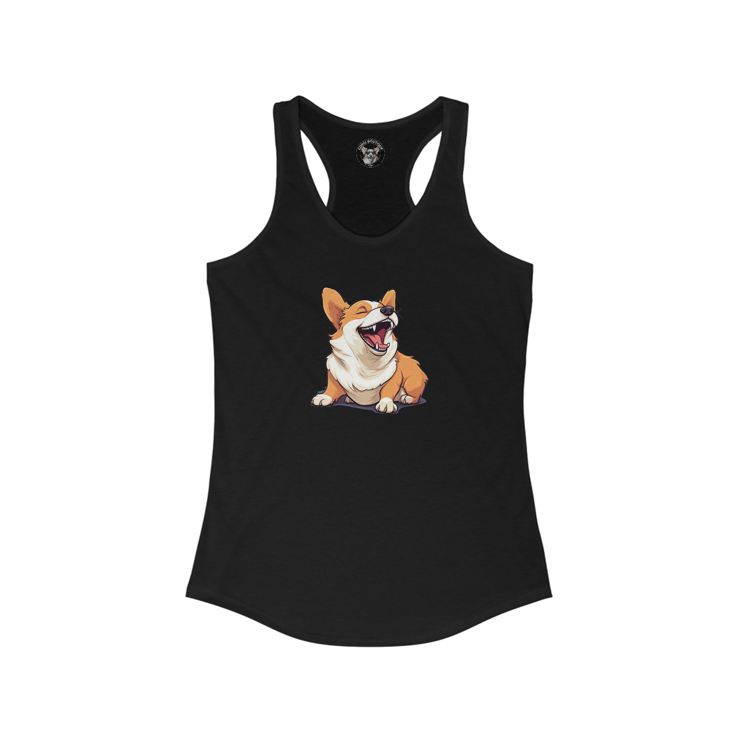 Comical Corgi - Racerback Tank