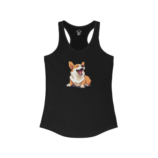 Comical Corgi - Racerback Tank