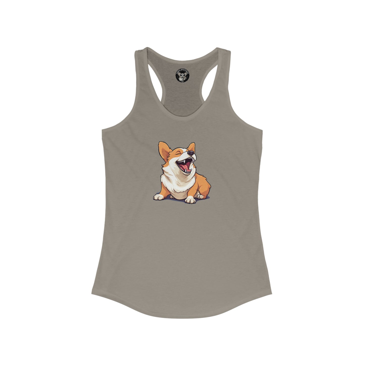 Comical Corgi - Racerback Tank