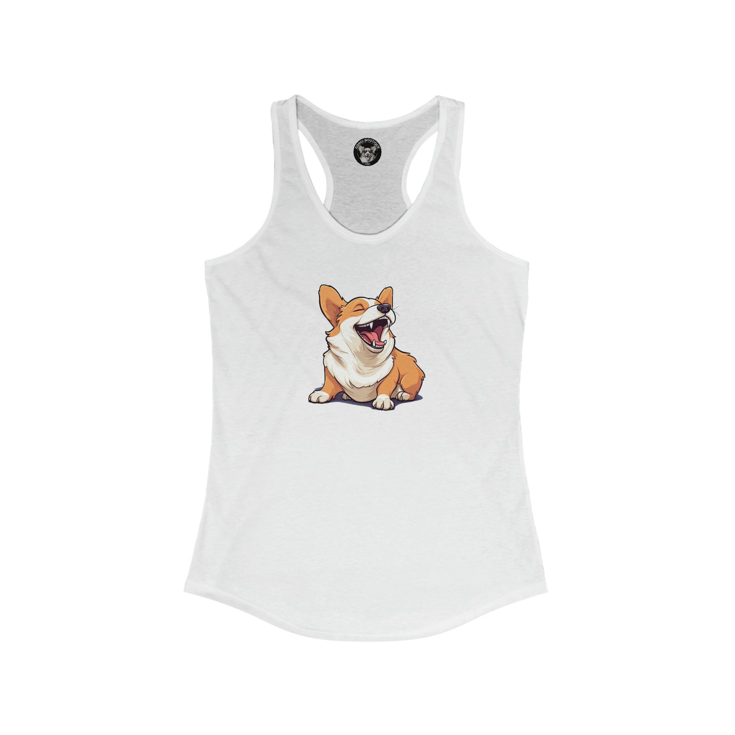Comical Corgi - Racerback Tank