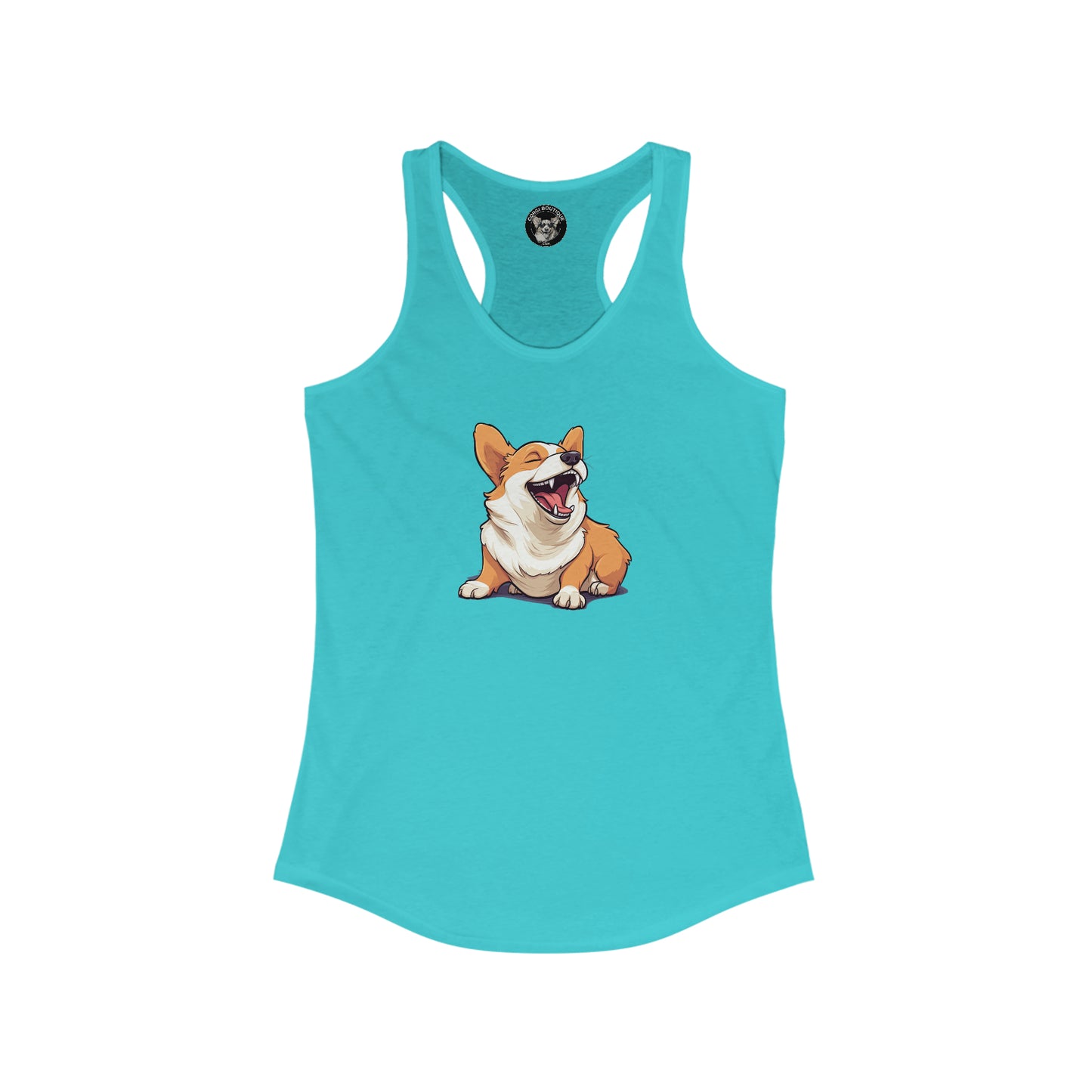 Comical Corgi - Racerback Tank