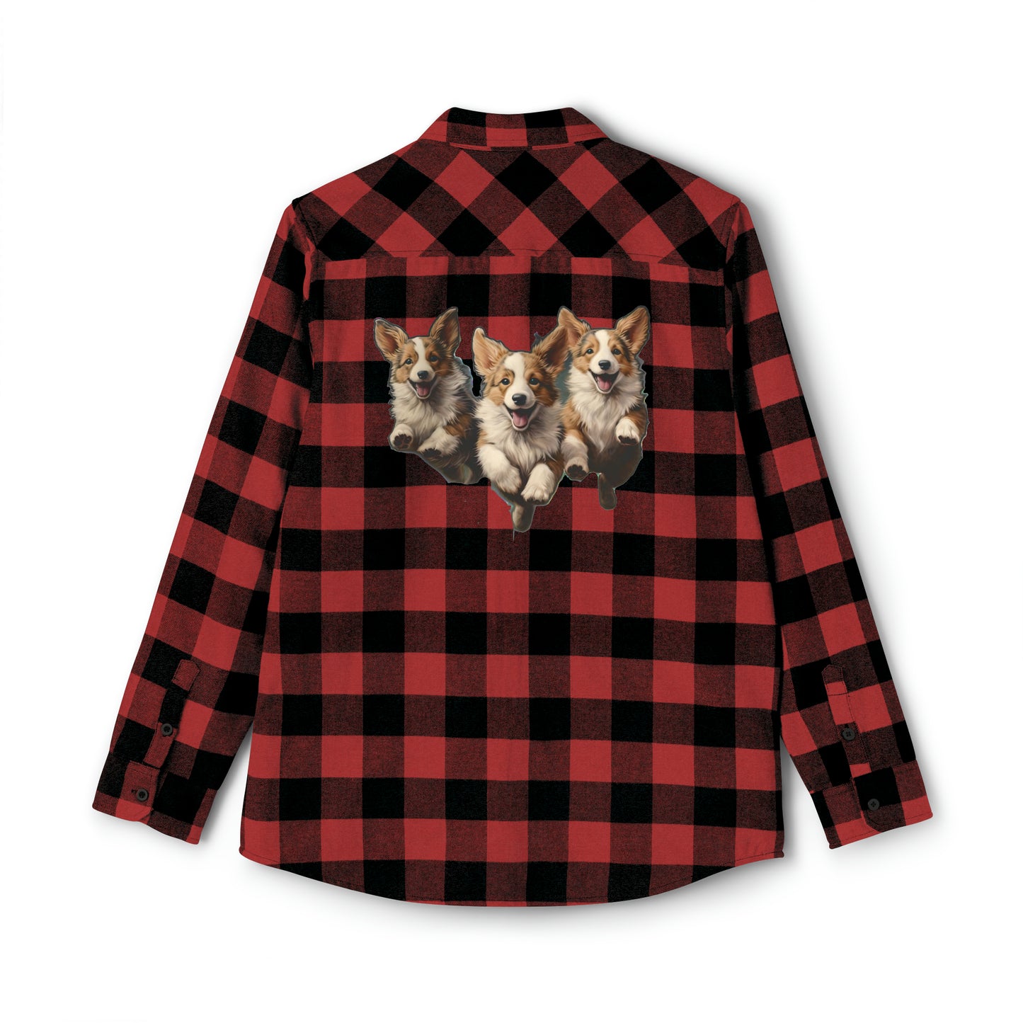 Corgi Enthusiasm - Flannel Shirt