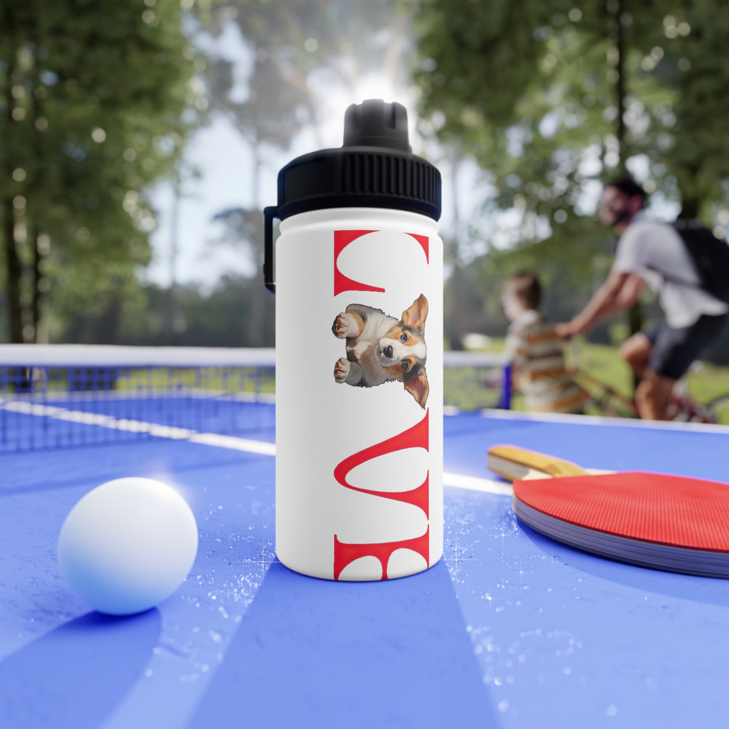 LOVE - Water Bottle with Sport Lid