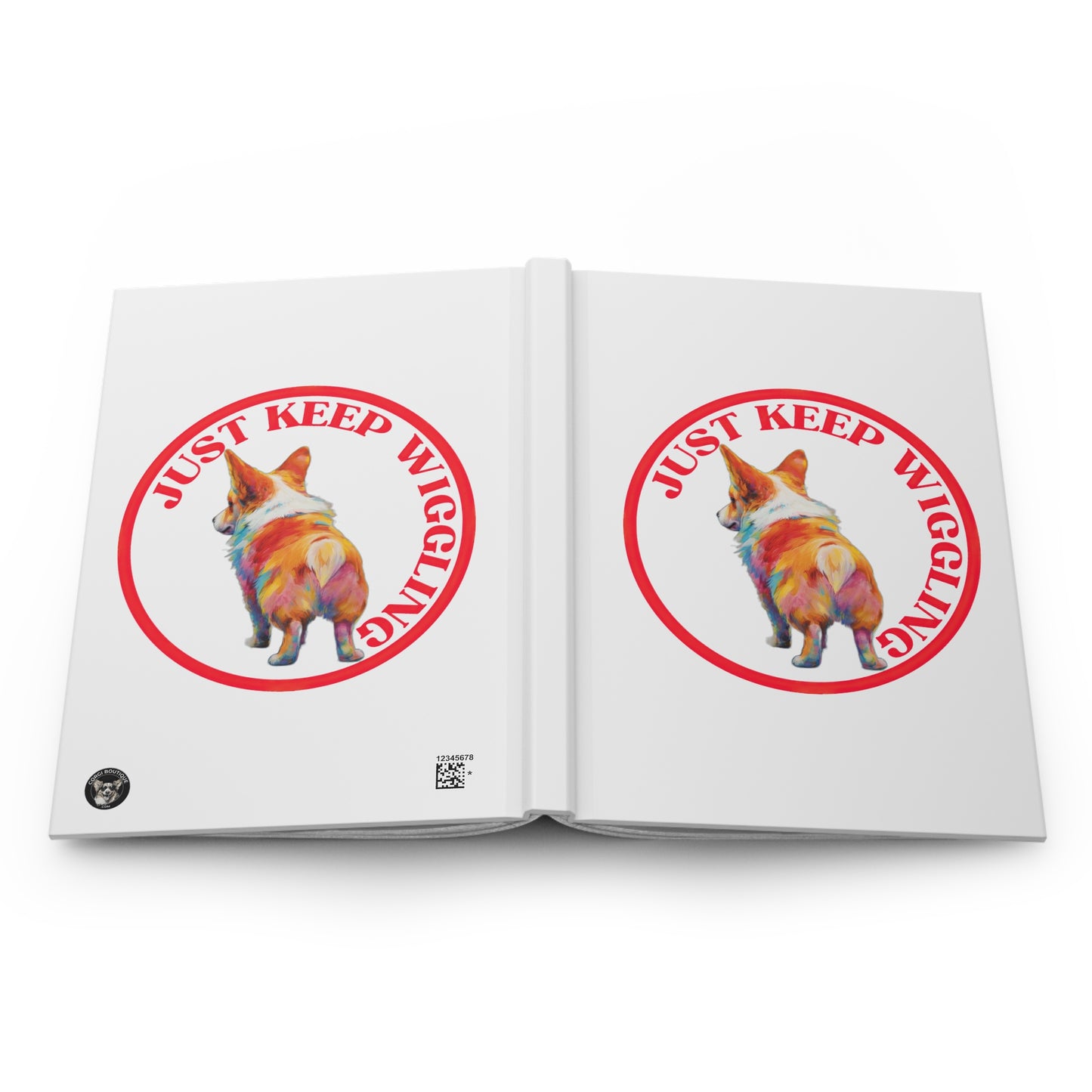 Just Keep Wiggling - Hardcover Journal