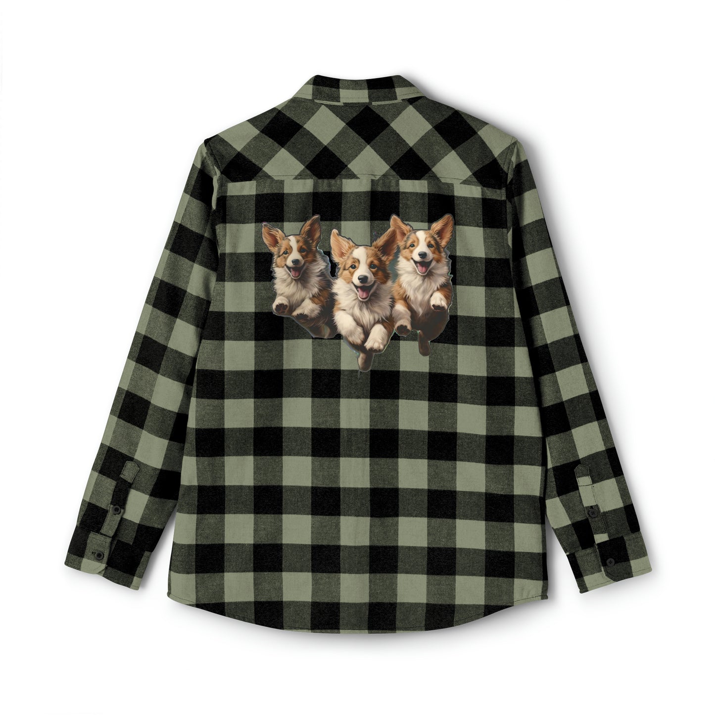 Corgi Enthusiasm - Flannel Shirt