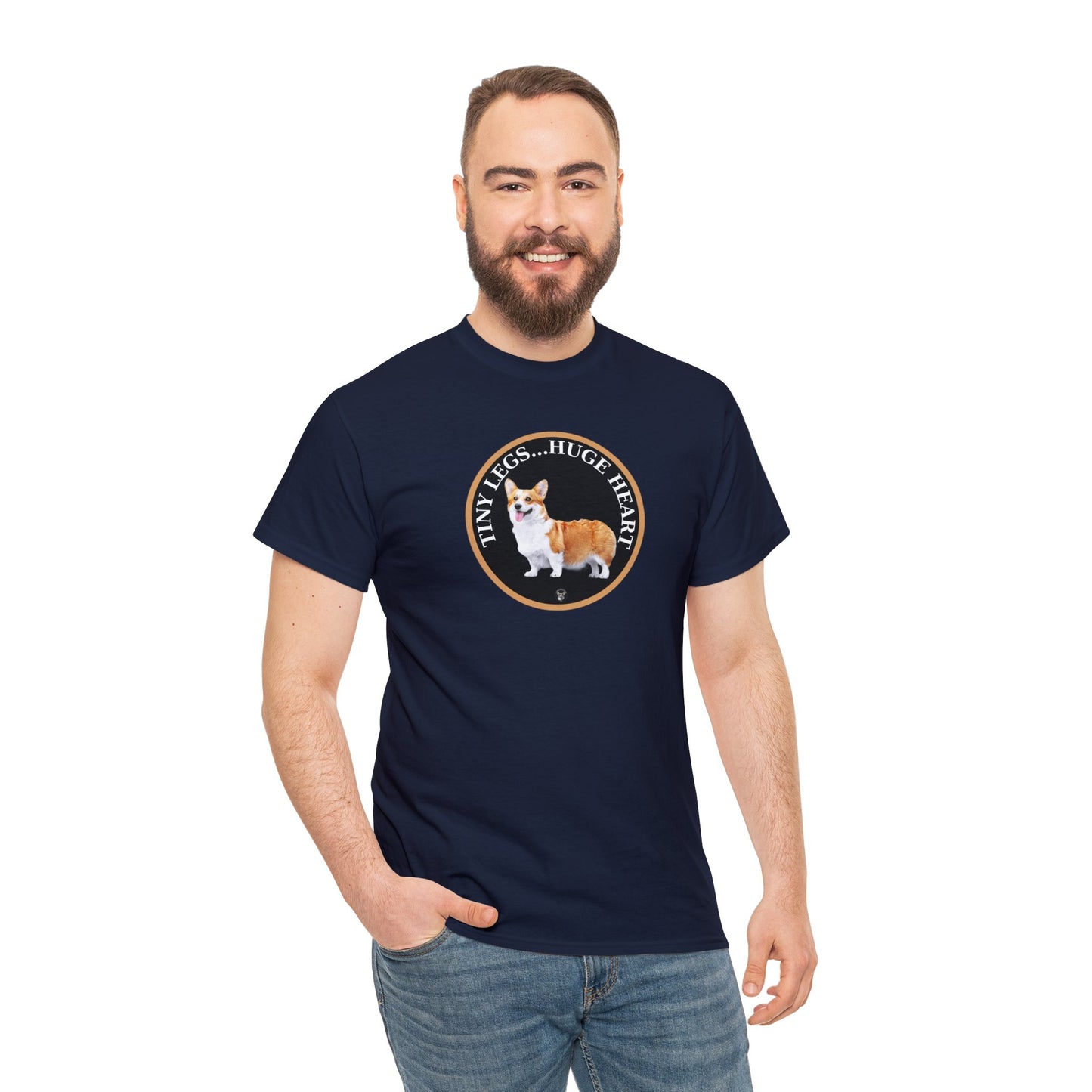 Tiny Legs...Huge Heart - Unisex Heavy Cotton Tee
