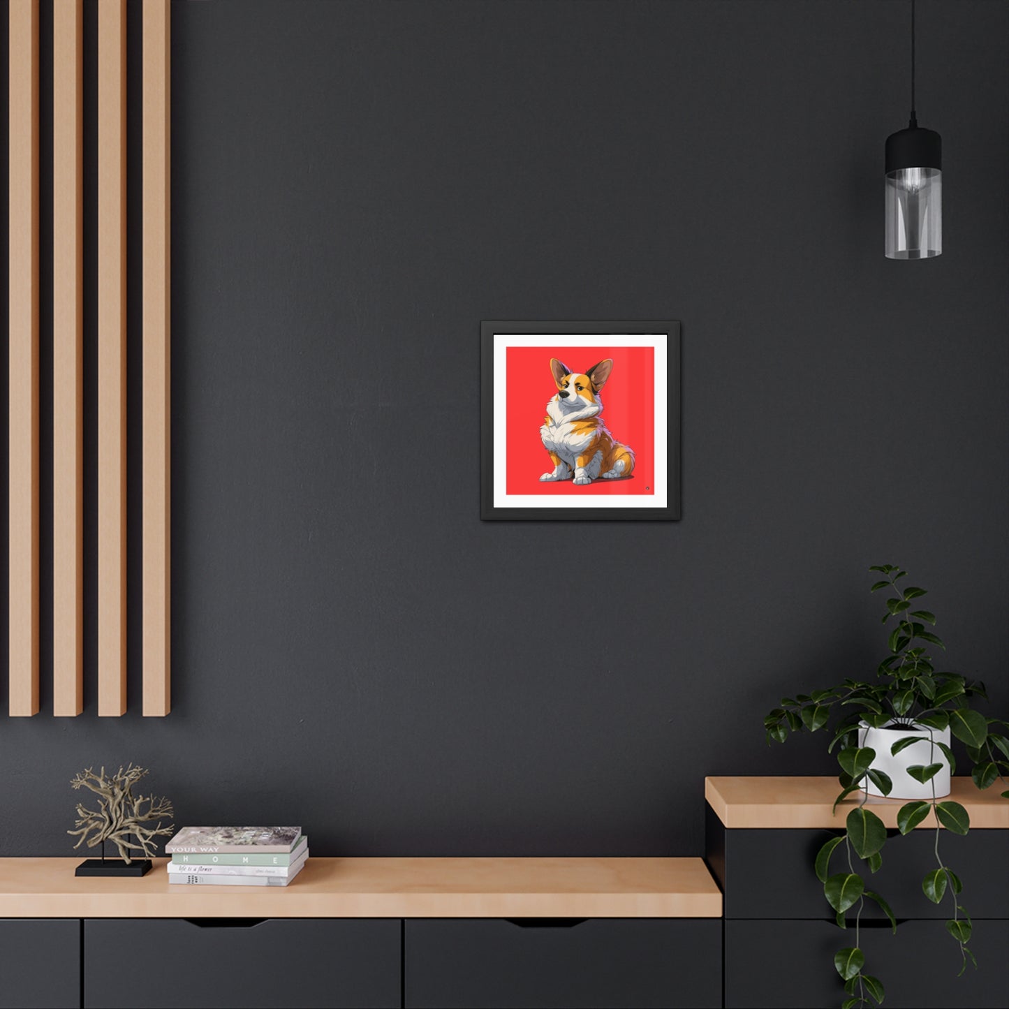 Boss Dog Framed Print