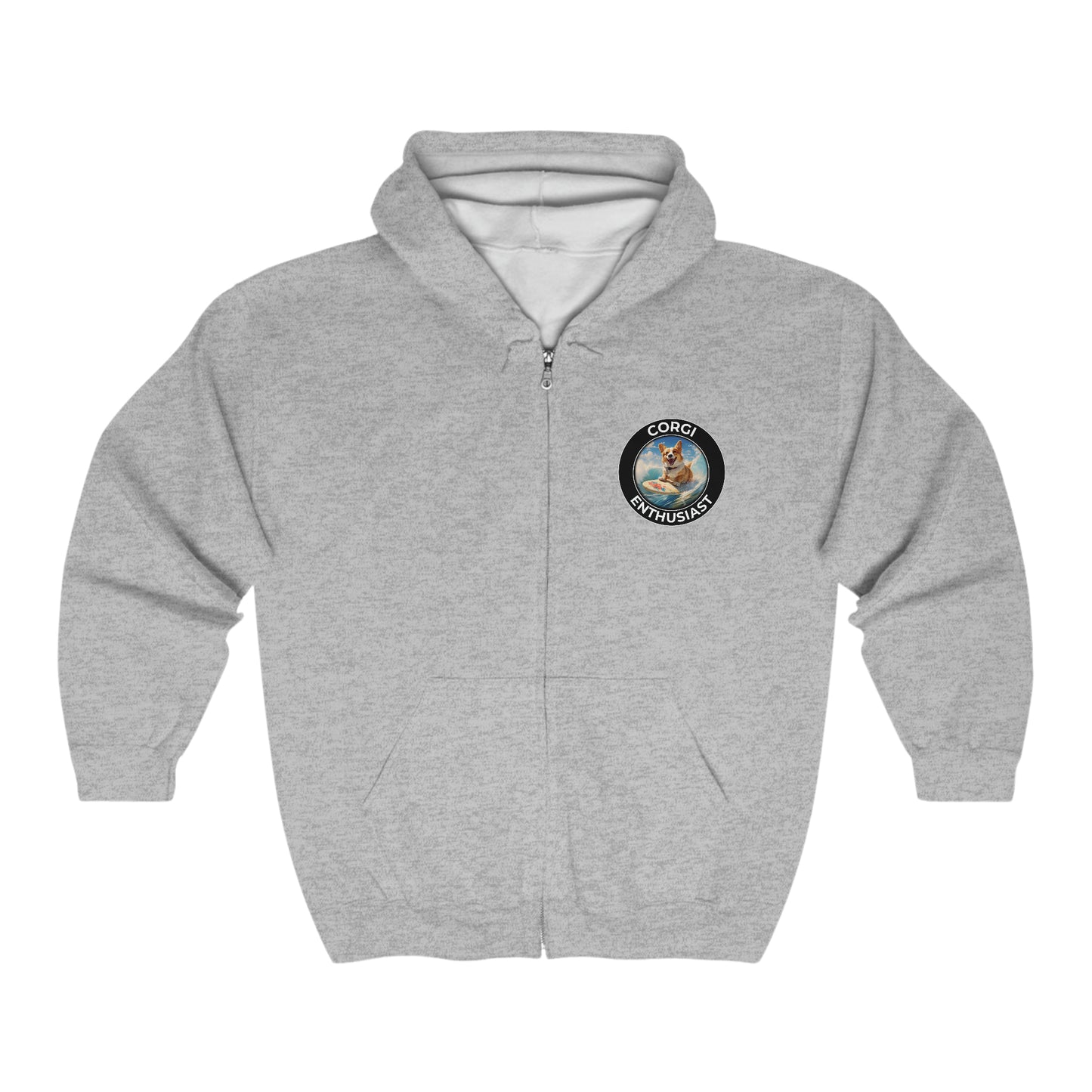 Corgi Enthusiast - Zip Hoodie