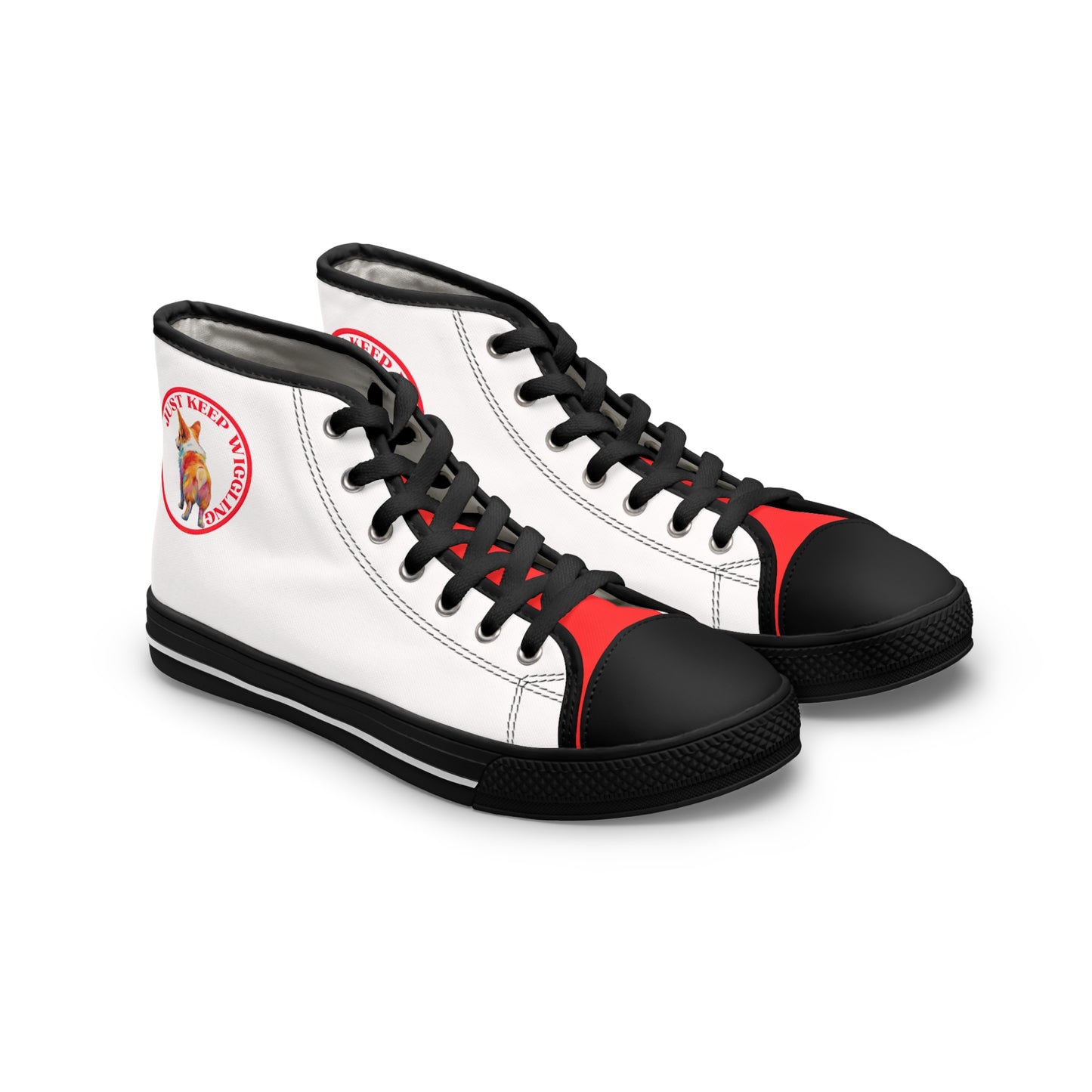 Just Keep Wiggling - Women's High Top Sneakers