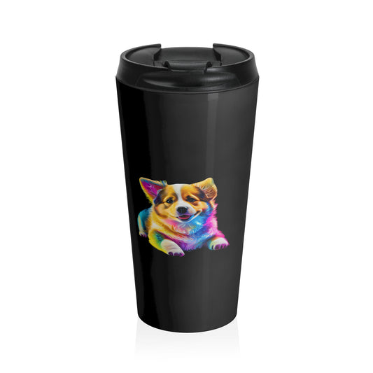 Colorful Corgi - Travel Mug