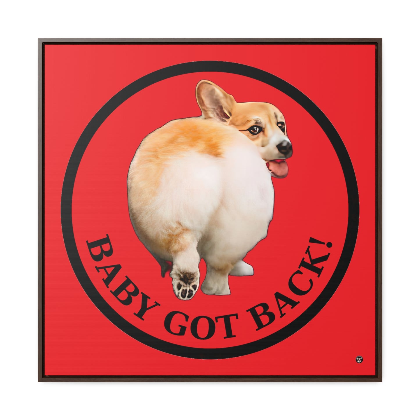 Baby Got Back - Framed on Canvas